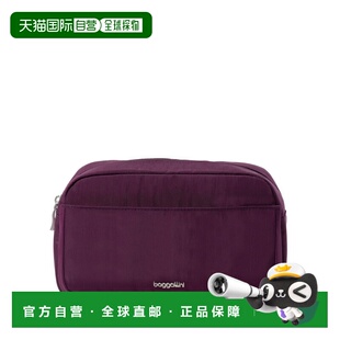 自营baggallini Women's Pocket Cosmetic Bag with Brush Organi