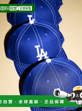 1h可退 日本直邮NEW ERA 男士别注款LA白色缝线LP5950棒球帽 2409