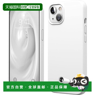 【日本直邮】elago iPhone13 SILICONE耐冲击保护壳 白色手机壳