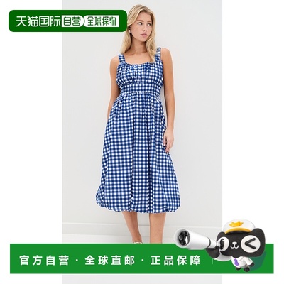 1h可退 香港直邮SEA 海洋 女士 Neci 方格棉布背心连衣裙