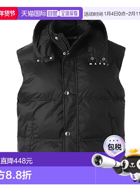 日本直邮MARNI KIDS 男女童款加厚背心黑色女士m01539 m00ly 0m90