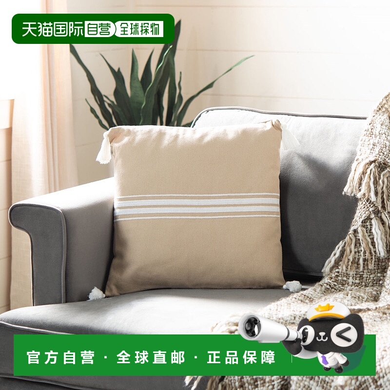 自营 Safavieh Ralen 枕头 - 白色 美国奥莱直发