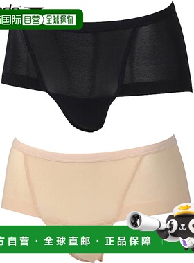 日本直邮Speedo 女士平角短裤泳装竞赛泳装内裤内衣运动米色SD96U