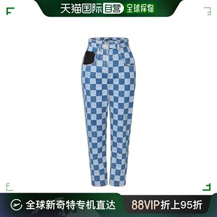 Vuitton 女士棋盘格牛仔长裤 路易斯威登 香港直邮潮奢 Louis