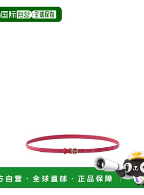 香港直邮PINKO 女士腰带 105481A0F1OA4Q AW2025 红色 细皮带