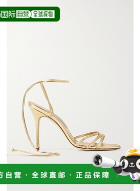 1h可退 香港直邮MANOLO BLAHNIK 莫罗 伯拉尼克 女士 Leva 105 金