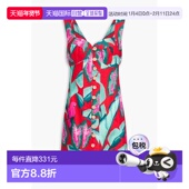 印花亚麻迷你连衣裙 1h可退 321315S RIO 女士 香港直邮潮奢 FARM