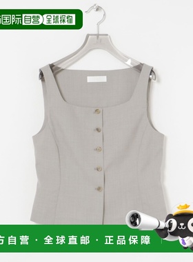1h可退 日本直邮AMOMENTO 女装方领双穿背心 UWA425SSW02VT