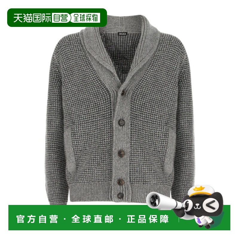 香港直邮Zegna 针织开衫 153UGF51A2长袖羊绒杰尼亚