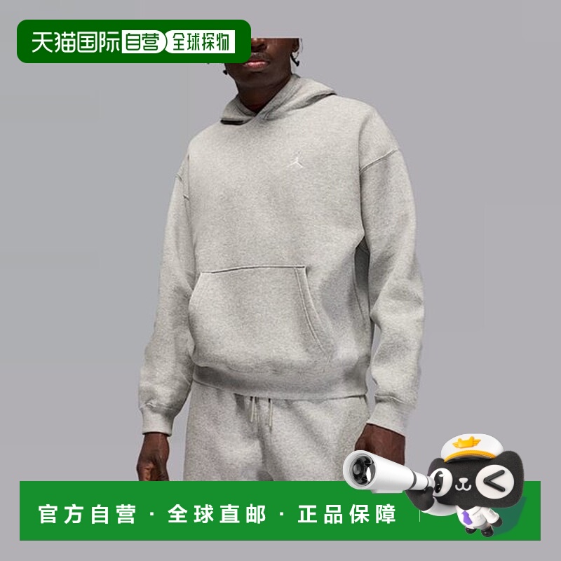 韩国直邮NIKE 耐克乔丹布鲁克林抓绒大套头连帽衫 IB7235-050