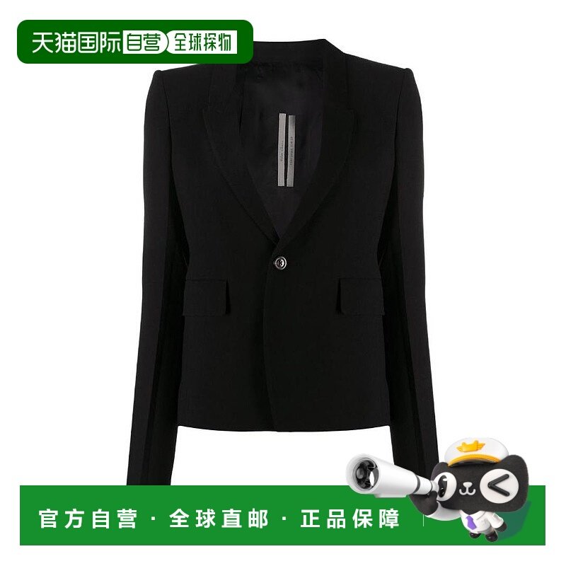 香港直邮RICK OWENS 女士西服 RP20F2764WP09 AW2020 黑色 黑色单
