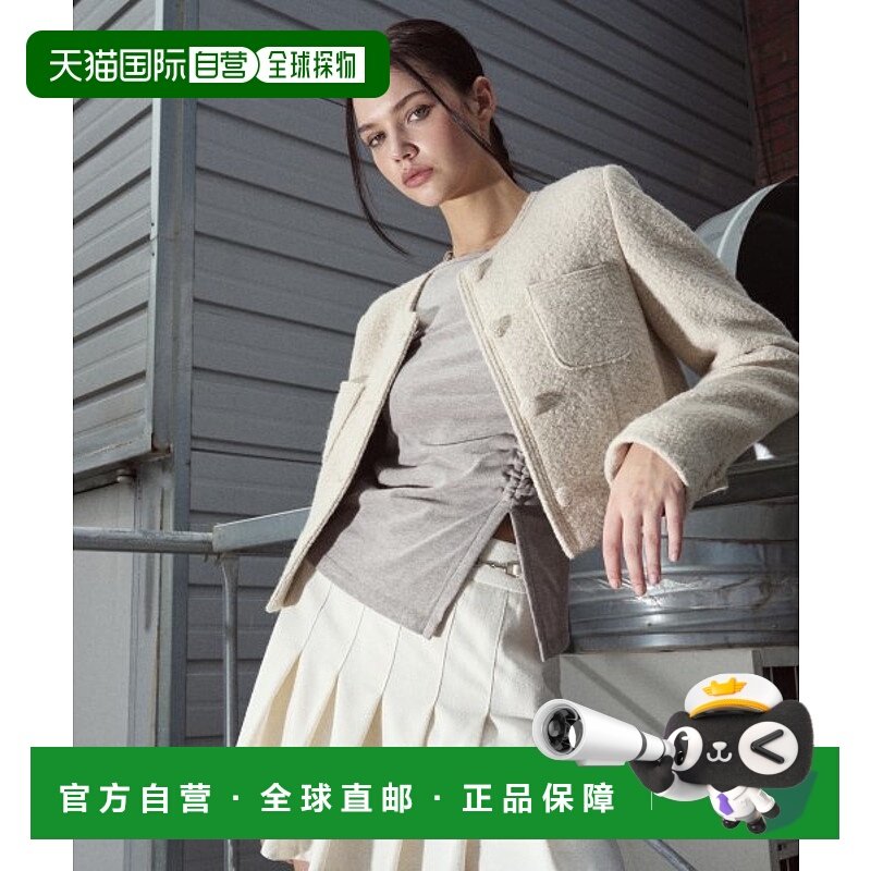 韩国直邮ETMON 女士运动茄克/外套5000963344 Stitch Point Wool J