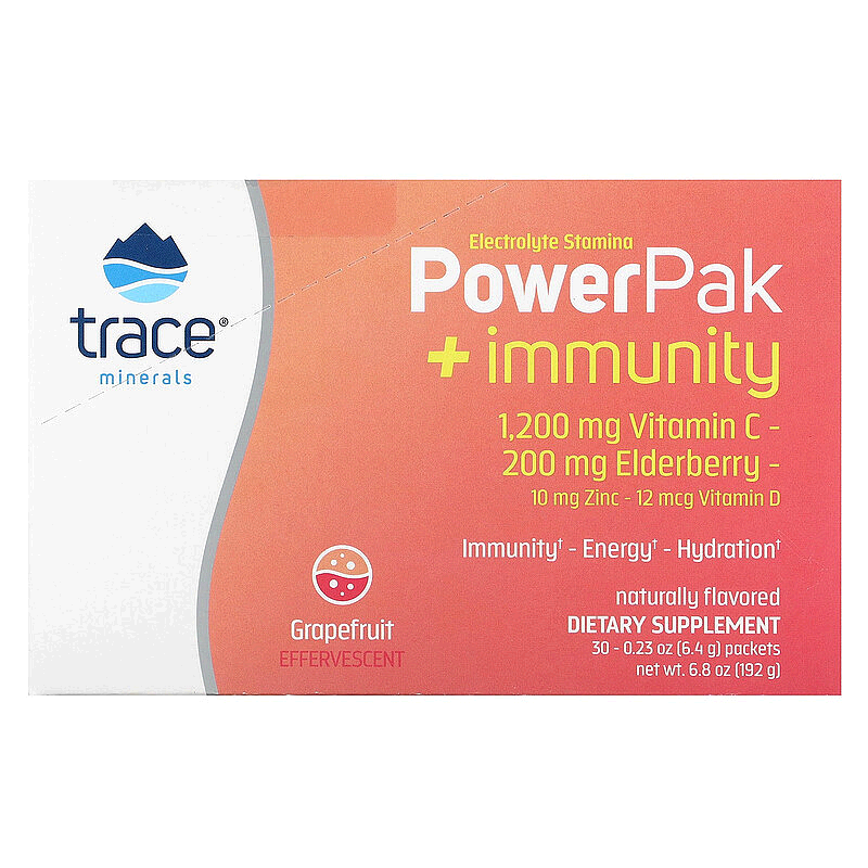 香港直发Trace Minerals ®机体防御补充剂运动营养增强抵御力30包
