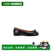 甘尼 女士 Naplack 香港直邮GANNI 孔眼蝴蝶结芭蕾平底鞋 S2755