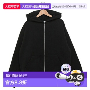 日本直邮LosAngeles Apparel 连帽衫 卫衣 抓绒拉链上衣 男士HF -