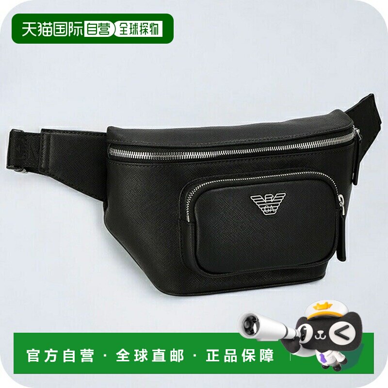 日本直邮EMPORIO ARMANI 男士腰包 Y4O238Y138E 81072 黑色