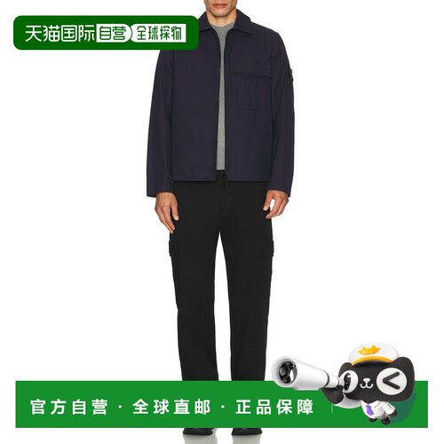 1h可退 香港直邮Stone Island 石头岛 男士 衬衫式外套 K2S151200