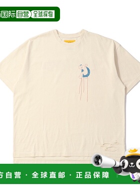 1h可退 日本直邮DISCOVERED男女同款宽松损坏加工半袖T恤 联名设l