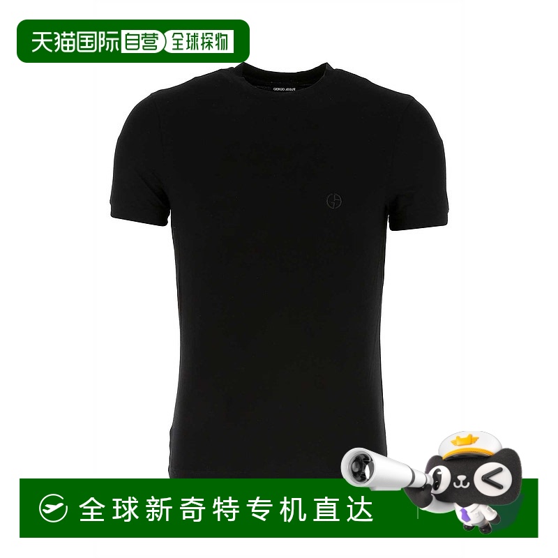 1h可退 欧洲直邮giorgio armani 男士 上装T恤潮流穿搭时尚透气高