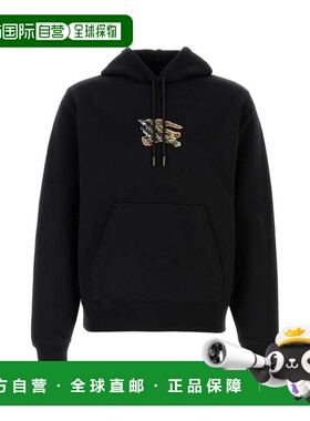 香港直邮BURBERRY 男士T恤 8116060A1189 AW2025 黑色 Black cott