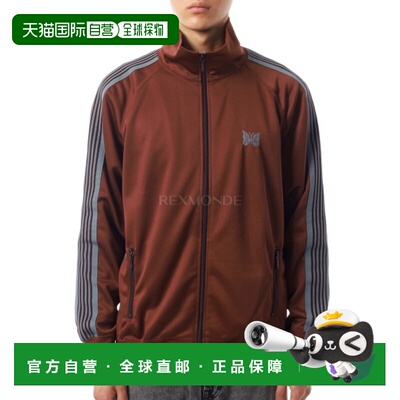 韩国直邮NEEDLES 运动外套，聚酯纤维光滑面料 - 锈红色 (SX404)