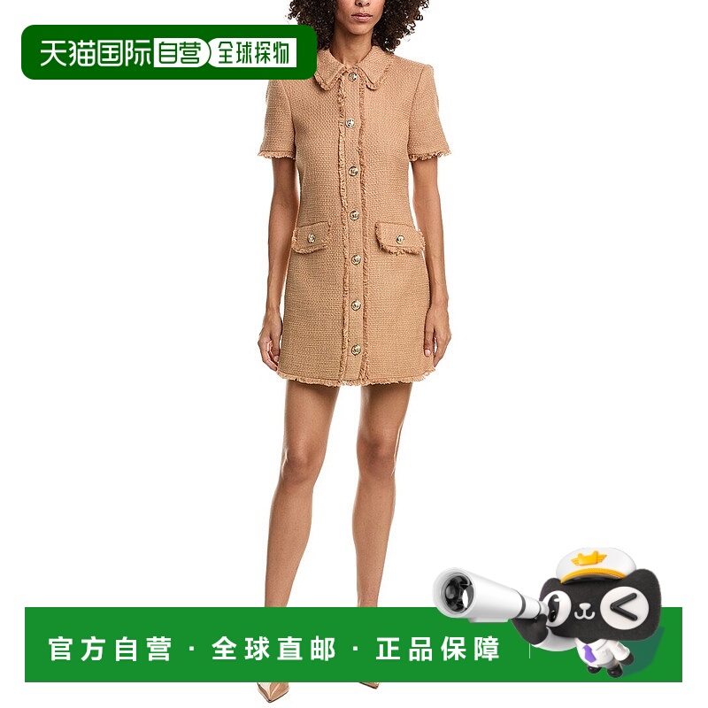 自营cinq a sept五到七件帕米礼服-棕色 美国奥莱直发