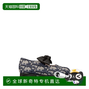 兒童藍色帆布單鞋 1h可退 迪奧 新款 歐洲直郵Dior