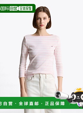 韩国直邮TOMMY HILFIGER 女士女装T恤T22F1TTO050WT104R条纹