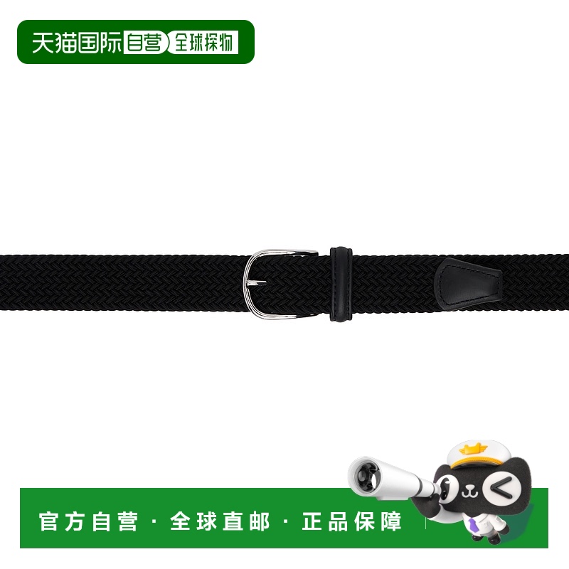 香港直邮潮奢 Anderson'S 男士 黑色 Classic Plain Elastic Wove