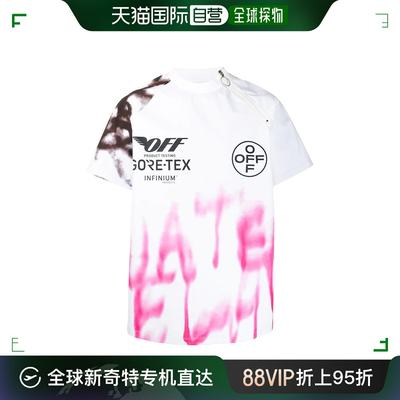 香港直邮OFF White 男士T恤印花 OMAA060E19E35020-0188