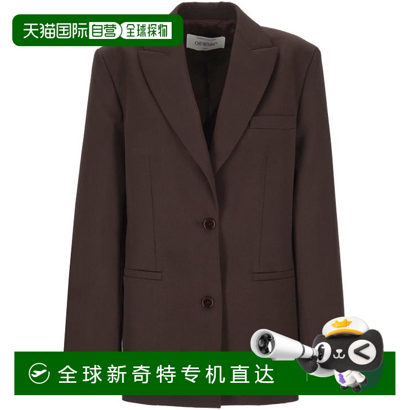 韩国直邮OFF WHITE25SS夹克女OWEF099S25FAB001 6G01MOLE WHITE