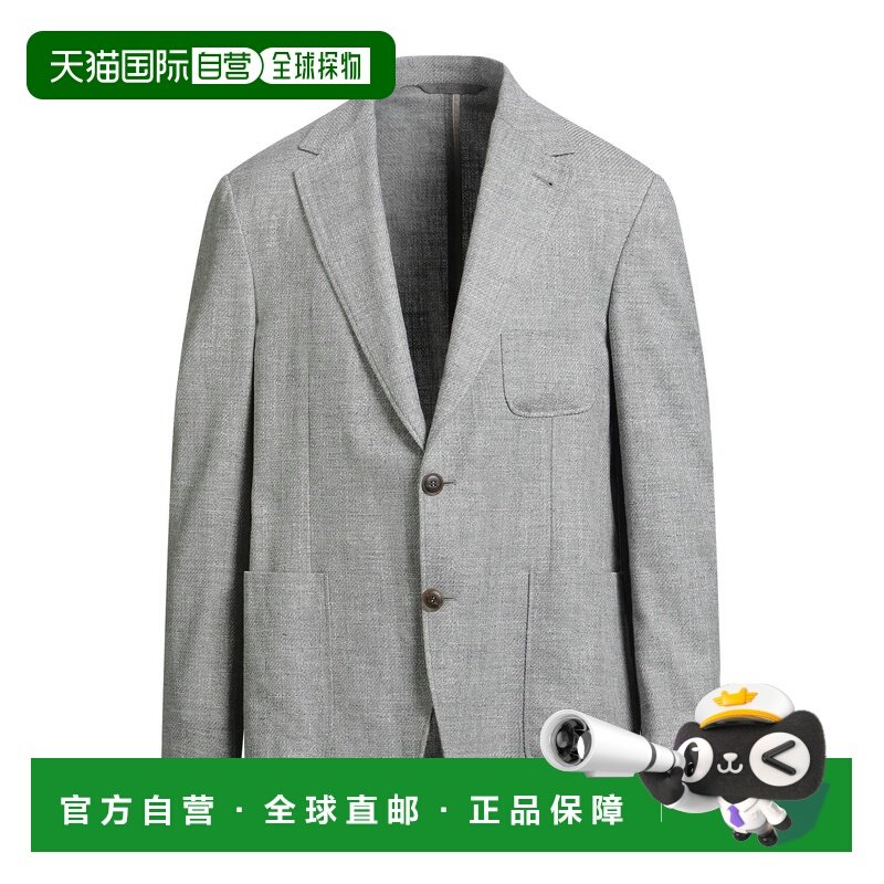 1h可退 香港直邮Canali 康钠丽 男士 西装外套 grey灰色 舒适时尚,男装,商务正装西服,淘宝优惠券,粉丝福利购,淘宝优惠卷