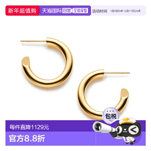 1h可退 日本直邮CAREERING PLACEBO 701 YW款 925银18K金耳环配饰