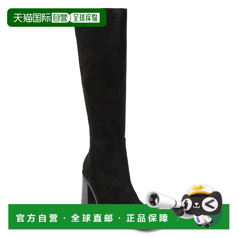 自营matisseWomen's Highness Suede Tall Boots In Black - blac
