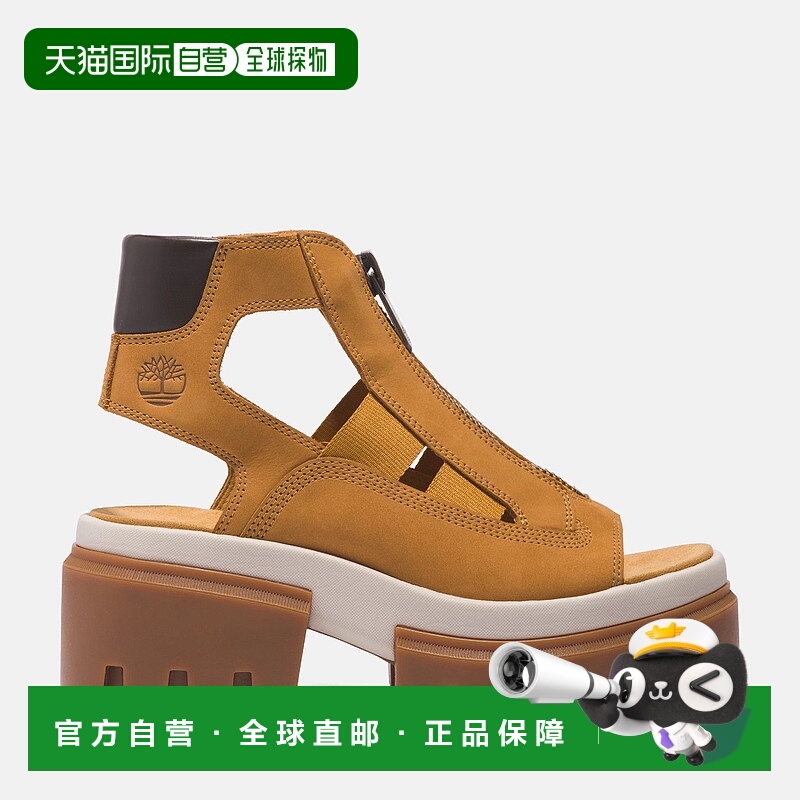 自营timberland女士 Everleigh Gladiator 凉鞋 - 小麦色磨砂革