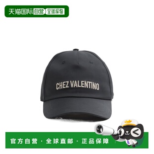 香港直邮VALENTINO 男士帽子 YHDA41UND9RA SS2026 黑色 圆顶棒球