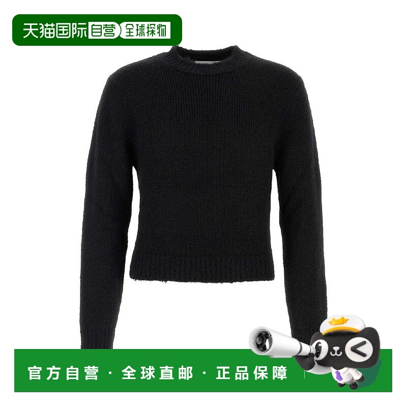 韩国直邮JIL Sander JIL SANDER 黑色羊驼混纺毛衣 J21GP0189J145