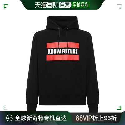 香港直邮潮奢 Sacai 男士 Know Future印花连帽卫衣