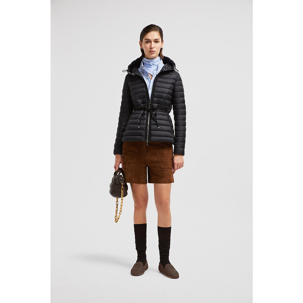 MONCLER(盟可睐)24新品 Raie 连帽修身喇叭短羽绒服