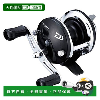 【日本直邮】Daiwa达亿瓦洞钓/若木卷轴 Coronet 2 黑色，右侧手