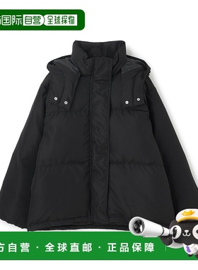 1h可退 日本直邮petit main LIEN 女装 宽松型可拆卸帽 羽绒夹克