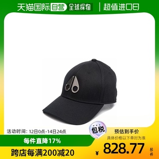 Knuckles 男士 Moose 香港直邮潮奢 黑色标牌棒球帽子