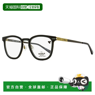 自营 Shinola中性款Flexon锁眼眼镜SH37001 012水晶碳50mm-012 美