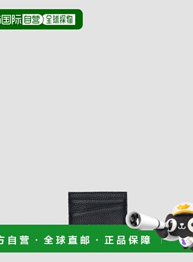 自营欧洲直邮DrMartens马丁大夫 Ambassador男士黑色皮革卡包