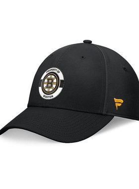 美国直邮Fanatics 波士顿棕熊队 男士黑色正品训练营弹性帽子