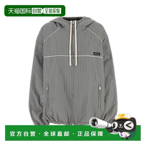 1h可退 香港直邮Miu Miu 缪缪 女士 刺绣高科技布织夹克 ML1234SO