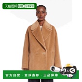 99新未使用 香港直邮Max Mara 双排扣羊毛大衣 6086023906