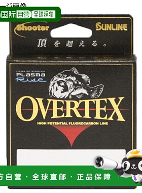 日本直邮SUNLINE Shooter Overtex 80m HG #4/16lb 透明 & 绿色 &