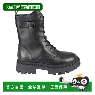 透气百搭通勤女鞋 潮流时尚 靴短筒圆头徽标 香港直邮ASH女士时装