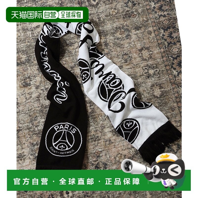 1h可退 日本直邮PARIS SAINT-GERMAIN 男女同款 加厚围巾 罗纹织